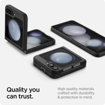 Spigen Air Skin Designed For Galaxy Z Flip 5 Case 2023, Black