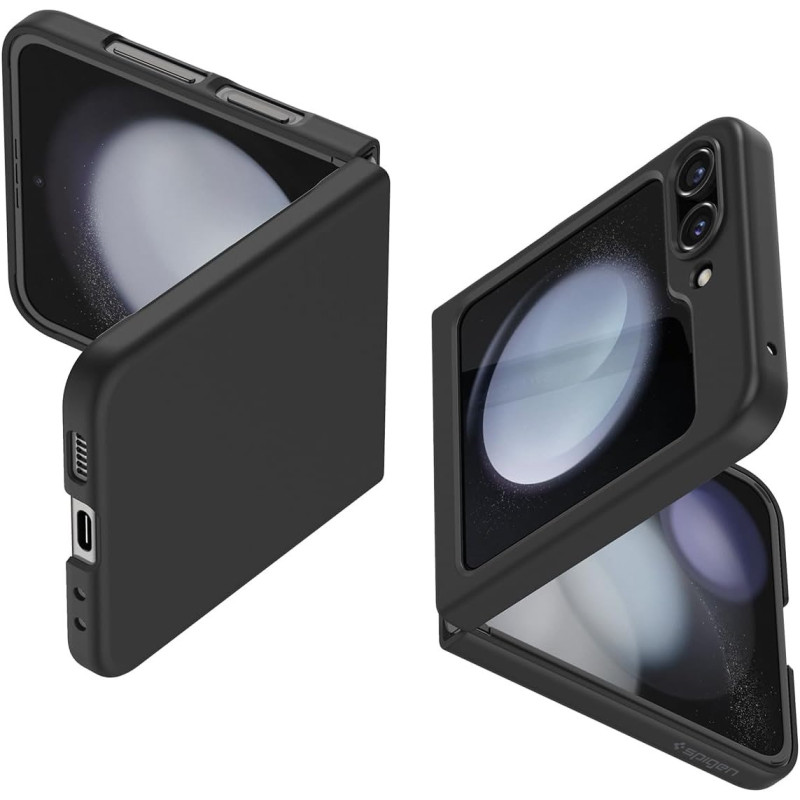 Spigen Air Skin Designed For Galaxy Z Flip 5 Case 2023, Black