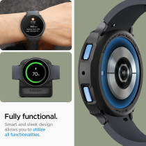 Spigen Liquid Air Armor Designed For Samsung Galaxy Watch 6 40mm Case Flexible Lightweight Tpu Case 2023, Matte Black