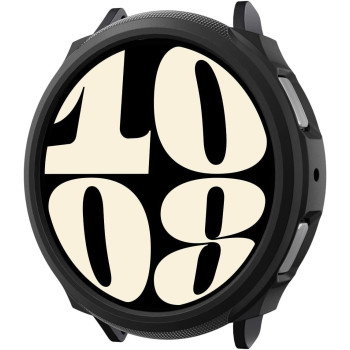 Spigen Liquid Air Armor Designed For Samsung Galaxy Watch 6 40mm Case Flexible Lightweight Tpu Case 2023, Matte Black
