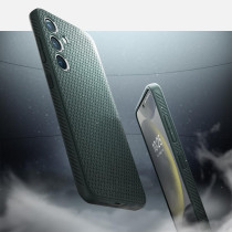 Spigen Liquid Air Designed For Galaxy S24 Plus Case 2024, Military-Grade Protection, Abyss Green