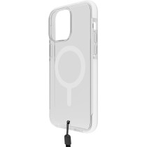 BodyGuardz Ace Pro For iPhone 15 Pro Case, Heavy Duty Shockproof Cover With 18Ft Military Grade Drop Tested, Compatible With Magsafe, Wireless Charging, Responsive Buttons, Clear/White