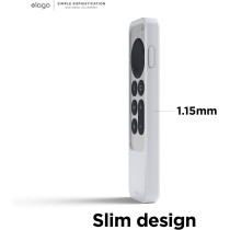Elago R2 Slim Case Compatible With 2022 Apple TV 4K Hd Siri Remote 3rd Generation, Compatible With 2021 Apple TV Siri Remote 2nd - Light, Scratch-Free, Full Access To All Functions, Nightglow Blue