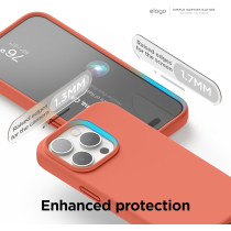 Elago Compatible With iPhone 15 Pro Max Case, Liquid Silicone Case, Full Body Protective Cover, Shockproof, Slim Phone Case, Anti-Scratch Soft Microfiber Lining, 6.7 Inch, Pomelo Pink