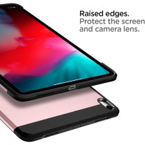 Spigen Tough Armor Designed For iPad Pro 11 Case 2018, Rose Gold