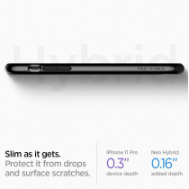 Spigen Neo Hybrid Designed For iPhone 11 Pro Case 2019, Jet Black
