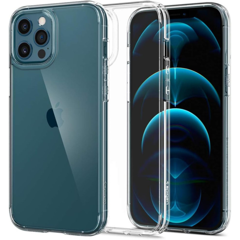 Spigen Ultra Hybrid Anti-Yellowing Pc Back, Designed For iPhone 12 Pro Max Case 2020, Crystal Clear