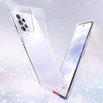 Spigen Liquid Crystal Glitter Designed For Galaxy A52 Case (2021) / Designed For Galaxy A52 5G / Designed For Galaxy A52S 5G Case (2021), Crystal Quartz