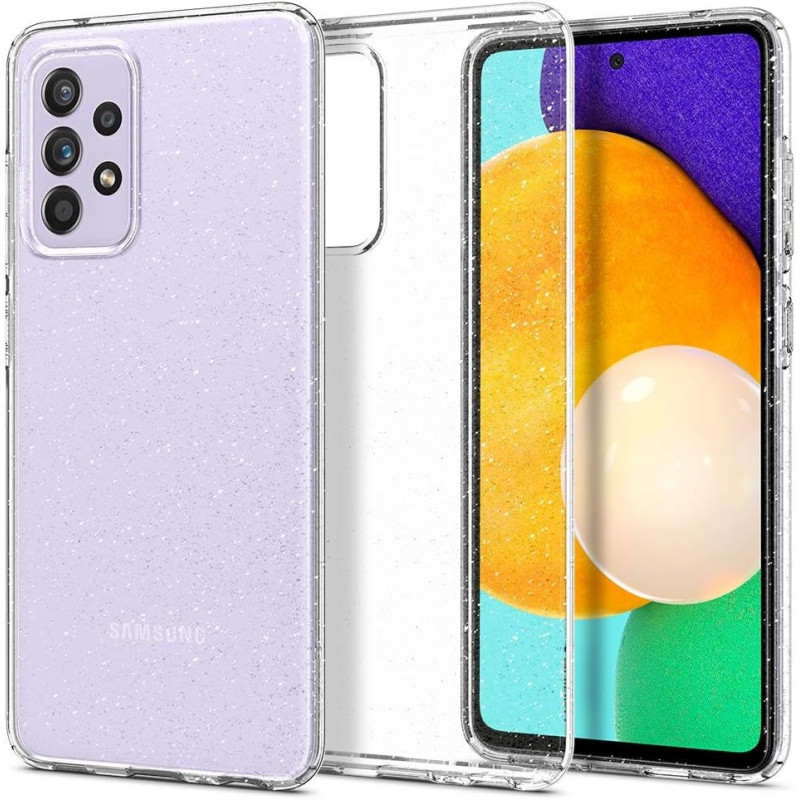 Spigen Liquid Crystal Glitter Designed For Galaxy A52 Case (2021) / Designed For Galaxy A52 5G / Designed For Galaxy A52S 5G Case (2021), Crystal Quartz