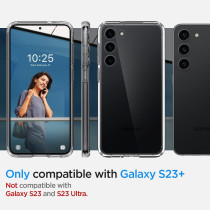 Spigen Ultra Hybrid Designed For Galaxy S23 Plus Case 2023, Crystal Clear