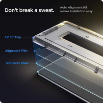 Spigen Tempered Glass Screen Protector Glas Tr Ez Fit, Designed For Galaxy S21, 2021, Pack Of 2