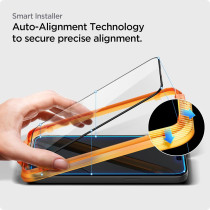 Spigen Tempered Glass Screen Protector Glastr Alignmaster Designed For iPhone 15 Pro Max - Edge To Edge Protection, Pack Of 2