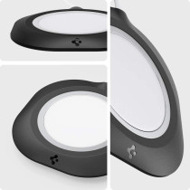 Spigen Mag Fit Designed For Magsafe Charger Pad Cover Case Compatible With iPhone 15, iPhone 14, iPhone 13, iPhone 12 Models, Airpod Pro, Airpod Pro 2, Airpod 3, Black