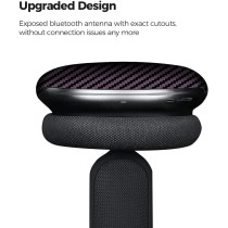 Monocarbon Genuine Carbon Fiber Case For Airpods Max Headphones, With Airpods Max Cover, Ultra Protective, Matte Purple