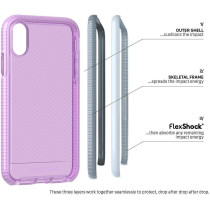 Tech21 Evo Check Apple iPhone Xs Max Phone Case With 12 Ft Drop Protection, Orchid