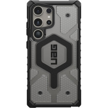 Urban Armor Gear Uag Designed For Samsung Galaxy S24 Ultra Case 6.8 Inch, Pathfinder Clear Ice, Magnetic Charging Rugged Military Drop-Proof Impact Resistant Non-Slip Transparent Protective Cover