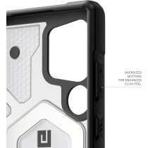 Urban Armor Gear Uag Designed For Samsung Galaxy S24 Ultra Case 6.8 Inch, Pathfinder Clear Ice, Magnetic Charging Rugged Military Drop-Proof Impact Resistant Non-Slip Transparent Protective Cover