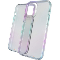 Zagg Crystal Palace Iridescent Compatible With iPhone 12 Pro Max, Advanced Impact Protection With Integrated D3O Technology, Anti-Yellowing, Phone Cover, Iridescent