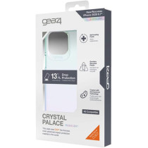 Zagg Crystal Palace Iridescent Compatible With iPhone 12 Pro Max, Advanced Impact Protection With Integrated D3O Technology, Anti-Yellowing, Phone Cover, Iridescent