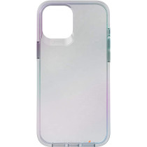 Zagg Crystal Palace Iridescent Compatible With iPhone 12 Pro Max, Advanced Impact Protection With Integrated D3O Technology, Anti-Yellowing, Phone Cover, Iridescent