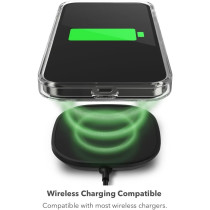 Zagg Crystal Palace With Advanced Impact Protection Approved By D3O , Slim, Tough Design For Apple iPhone 13 Pro Max, Clear,702008197