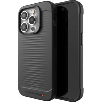 Zagg Havana iPhone Case, D30 Drop Protection Up To (10Ft/3M), Wireless Charging Compatible, Reinforced Top, Bottom And Edges, Anti-Microbial Properties, iPhone 14 Pro Case, Black