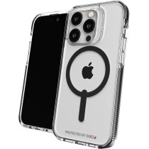 Zagg Santa Cruz Snap Case Apple iPhone 14 Pro, D30 Drop Protection Up To (13Ft, 4M), Wireless Charging Compatible, Reinforced Top, Bottom And Edges, Black