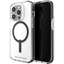 Zagg Santa Cruz Snap Case Apple iPhone 14 Pro, D30 Drop Protection Up To (13Ft, 4M), Wireless Charging Compatible, Reinforced Top, Bottom And Edges, Black