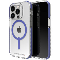 Zagg Santa Cruz Snap Case Apple iPhone 14 Pro, D30 Drop Protection Up To (13Ft, 4M), Wireless Charging Compatible, Reinforced Top, Bottom And Edges, Blue