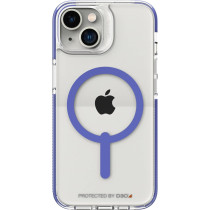 Zagg Gear4 Santa Cruz Snap Case Apple iPhone 14, D30 Drop Protection Up To (13Ft, 4M), Wireless Charging Compatible, Reinforced Top, Bottom And Edges Periwinkle, Blue