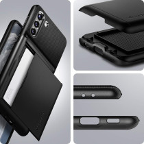 Spigen Slim Armor Cs Designed For Galaxy S21 Plus Case 2021, Black
