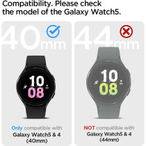 Spigen Ultra Hybrid Screen Protector Designed For Samsung Galaxy Watch 5, Galaxy Watch 4 Case 40mm (2022/2021), Crystal Clear