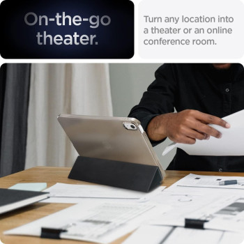 Spigen Smart Fold Designed For iPad 10.9 Inch Case iPad 10Th Generation Case 2022, Black