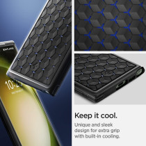 Spigen Cryo Armor Designed For Galaxy S23 Ultra Case 2023, Matte Black