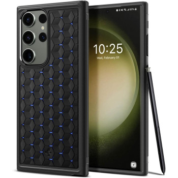 Spigen Cryo Armor Designed For Galaxy S23 Ultra Case 2023, Matte Black
