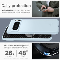 Spigen Thin Fit Designed For Pixel 8 Pro Case 2023, Mute Blue