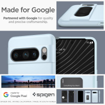Spigen Thin Fit Designed For Pixel 8 Pro Case 2023, Mute Blue