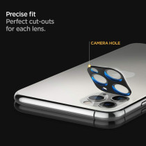 Spigen Camera Lens Screen Protector Glastr Optik Designed For iPhone 11 Pro/iPhone 11 Pro Max, Silver, Pack Of 2