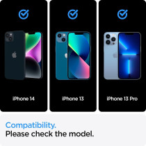 Spigen Tempered Glass Screen Protector Glastr Alignmaster Designed For iPhone 14 (2022) / iPhone 13 (2021) / iPhone 13 Pro (2021) - Edge To Edge Protection, Pack Of 2