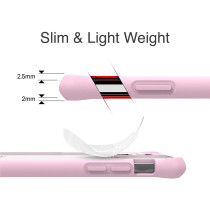 Itskins Hybrid Solid Protective Phone Case Compatible With iPhone 11 Pro, Slim Hybrid Case, Anti-Yellowing, And Heavy Duty Shockproof Cover, Military Phone Case, Coral And Pink