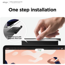 Elago Metal Pencil Holder Compatible With Apple Pencil Pro And Apple Pencil 2nd Generation, Compatible With Apple Magic Keyboard, Smart Keyboard Folio And Other Magnetic Cases For iPad