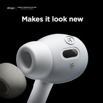 Elago 6 Pairs, Compatible With Airpods Pro 2 Ear Tips With Earbuds Cover, Compatible With Apple Airpods Pro 2nd Generation 3 Sizes Large Plus Medium Plus Small, Nightglow Blue