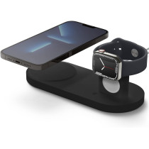 Elago W Stand Designed For Magsafe Charger Stand For All Apple Watch Chargers, iPhone 15, 14, 13, 12 Series/Airpods Pro, Airpods Pro 2, Airpods 3, Black