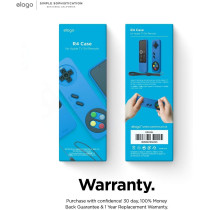 Elago R4 Retro Apple TV Remote Case Compatible With Apple TV Siri Remote 1st Generation - Classic Controller Design, Blue