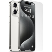 Elago Tempered Glass Plus Screen Protector Compatible With iPhone 15 Pro - 9H Surface Hardness, Anti-Fingerprint, Shatter-Proof, Scratch Protection, Crystal Clear Clarity, Bubble-Free