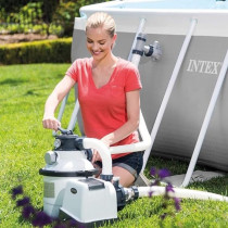 Intex SX1500 Sand Filter Pump, 220-240 Volt, 26644BS