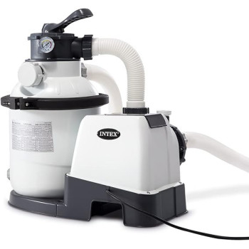 Intex High Quality Sand Filter Pump, White, 26644S