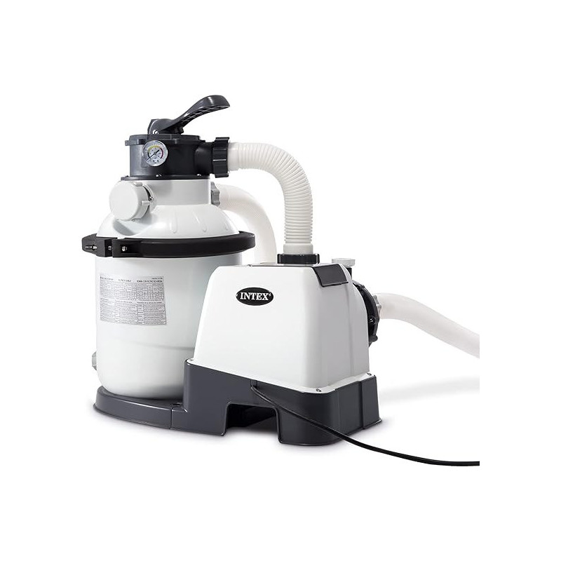 Intex High Quality Sand Filter Pump, White, 26644S