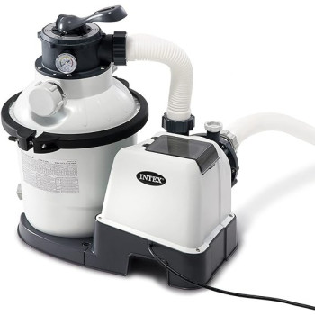 Intex High Quality Sand Filter Pump, White, 26644S