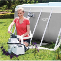 Intex High Quality Sand Filter Pump, White, 26644S